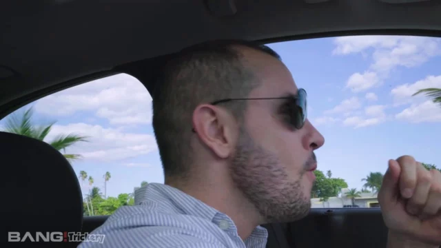 Hitchhiking girl pays with her body