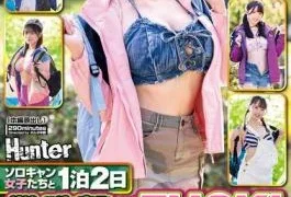 HUNTC-131 2 Days And 1 Night Of Solo Camping With Girls! From Big Tits To