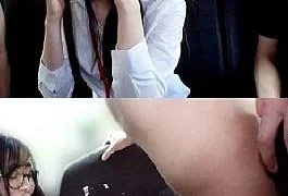 SHYN-206 Surrounded By 5 Users Girls’ Day Baseball Fist SOD Female Employee Undressing Can BOX