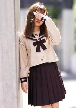 10-040624-01 The School Uniform: Nice service girl who even swallows Uniform Era swallowing is a
