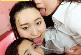 EVIS-603 High Viscosity Milky Saliva Face Licking Lesbian